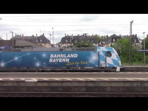 DB Schenker train at Frankfurt Süd Hauptbahnhof station.