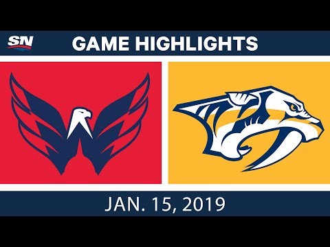NHL Highlights | Capitals vs. Predators - Jan. 15, 2019