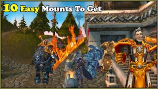 10 Easy Mounts To Get and How To Get Them In World of Warcraft