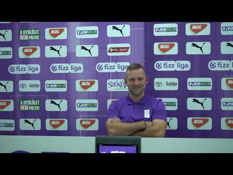 Sajtótájékoztató – Újpest FC-DVSC – Fizz Liga, 22. forduló