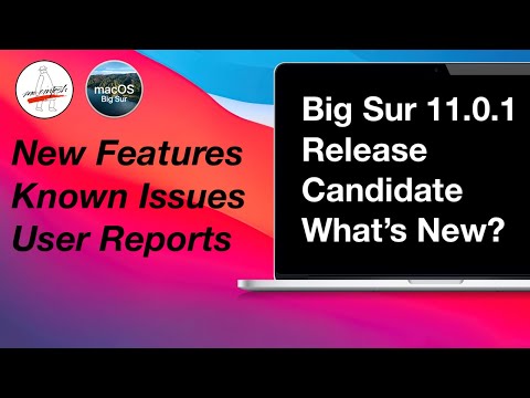 macOS Big Sur 11.0.1 Release Candidate What's New? Overview of NEW Features & Known Issues