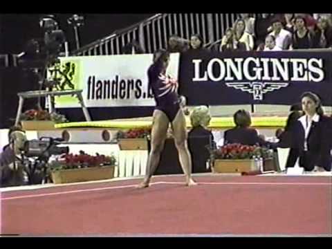 12th TQ FRA Ludivine Furnon FX   2001 World Gymnastics Championships 8 475