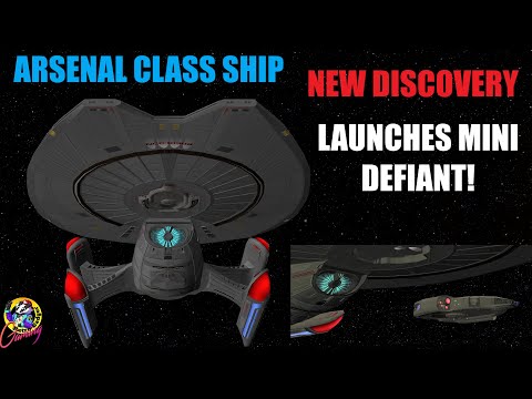 The Ultimate Warship LAUNCHES Mini DEFIANT! - Spectacular - Star Trek Ship Battles Bridge Commander