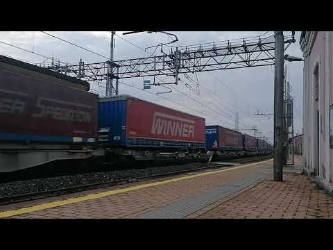 Partenza treno S1 e transito TEC Winner Spedition a Lodi 07-02-2021