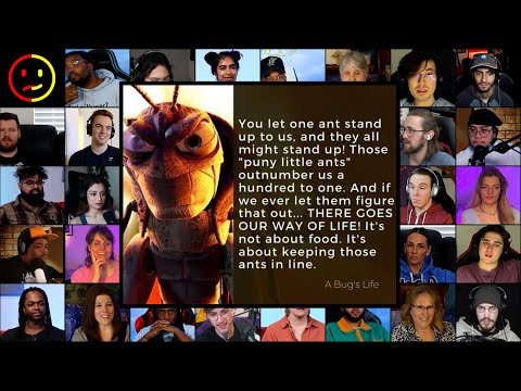 Hopper Speech  -  ''Then they ALL might stand up to us'' | Reaction Mashup | A Bug's Life