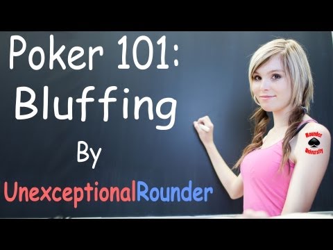 How to Bluff in Poker - Texas Holdem Poker Strategy - Bluffing Lesson