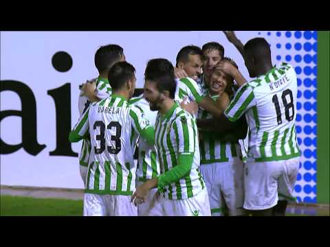 Gol de Rubén Castro (0-1) en el UE Llagostera - Real Betis - HD