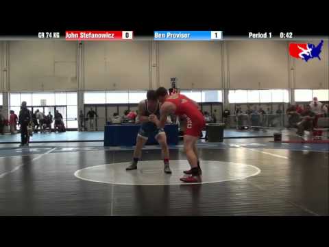 John Stefanowicz vs. Ben Provisor at 2013 Las Vegas/ASICS U.S. Open