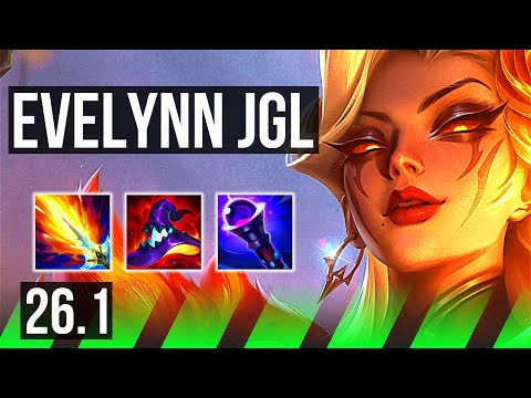 EVELYNN vs MALPHITE (JGL) | 5k gold comeback | EUNE Grandmaster | 26.1