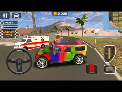 Driving Simulator 2021 - Car Games # 1e - Police Car Games - Car Racing - police car drift