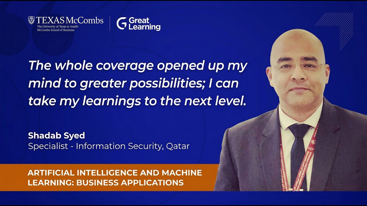 Shadab’s Experience: How the PGP-AIML Program Transformed His AI & ML Learning Journey
