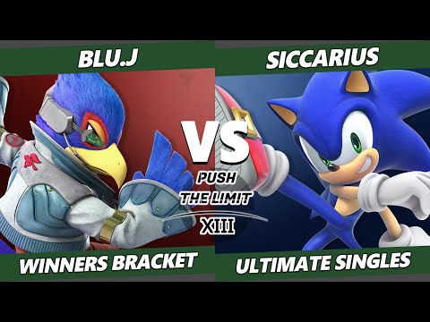 Push the Limit 13 - blu.J (Falco) Vs. Siccarius (Sonic) SSBU Ultimate Tournament