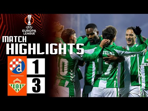 Dinamo Zagreb vs Real Betis 1-3 Highlights Goals | UEFA Europa League 2025 | real betis dinamo