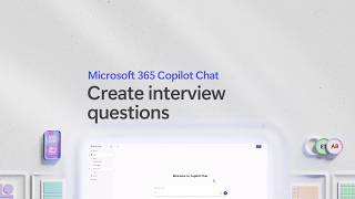 Create interview questions with Microsoft 365 Copilot app