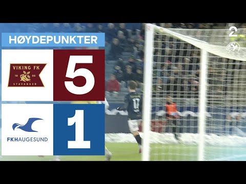 Viking 5 - 1 Haugesund - Høydepunkter