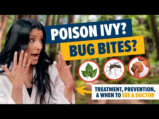 Thumbnail for video titled: 🦟 Stop the Itch: Poison Ivy and Bug Bite Treatment Tips From a Pharmacist