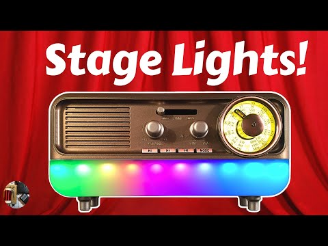 Meier MD-1313BT Retro AM FM BT MP3 RGB Shortwave Radio Review