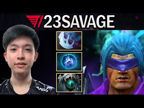 T1.23SAVAGE ANTI-MAGE WITH 21 KILLS - DOTA 2 7.30E GAMEPLAY