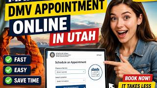 How to make a DMV appointment online in Utah