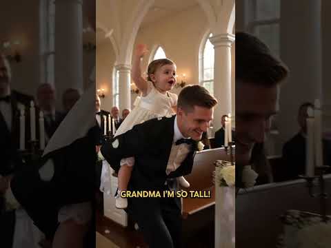 Groom Carries Frozen Flower Girl Piggyback Down Aisle 🥺👑
