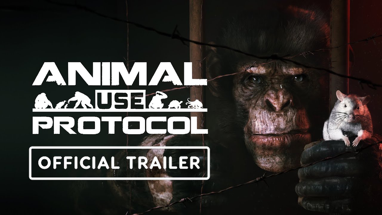 Суперумный шимпанзе и крыса с тамагочи на заднице, ведущая 1 Animal Use Protocol Official Reveal Trailer - YouTube