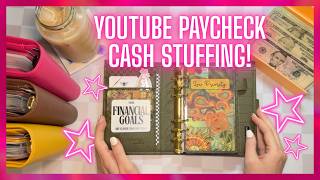 Cash Stuffing My Youtube Paycheck!!! How Much Did I Make From Youtube In The Month Of March?!?