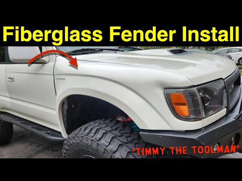 Fiberglass Fender Install (1st Gen Tacoma)