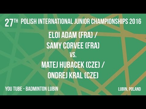 #PJ2016 Lubin - Eloi ADAM/Samy CORVEE vs. Matej HUBACEK/Ondrej KRAL