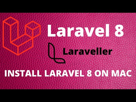 Laravel 8 Tutorial 1 How to Install Laravel on Mac