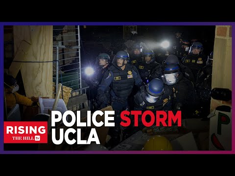 UCLA Protesters ASSAULTED By Cops Who Did NOTHING About Pro-Israel Attacks; Biden Weighs In