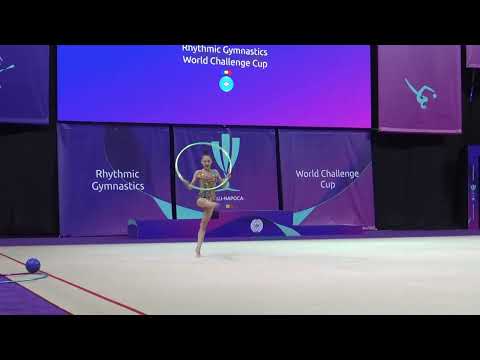BAKATOVA Sabina HOOP KAZ FIG Rhythmic Gymnastics World Challenge Cup CLUJ NAPOCA