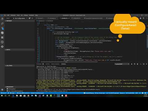 F# in 10 minutes or less | Add a Prompt to an Echo Bot with Microsoft ...