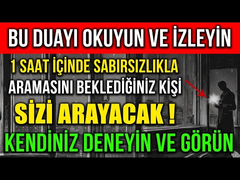 1 SAAT İÇİNDE SABIRSIZLIKLA ARAMASINI BEKLEDİĞİNİZ KİŞİ SİZİ ARAYACAK ! KENDİNİZ DENEYİN VE GÖRÜN...