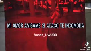 Le boy a dejar saber a ese man k ya no estas sola