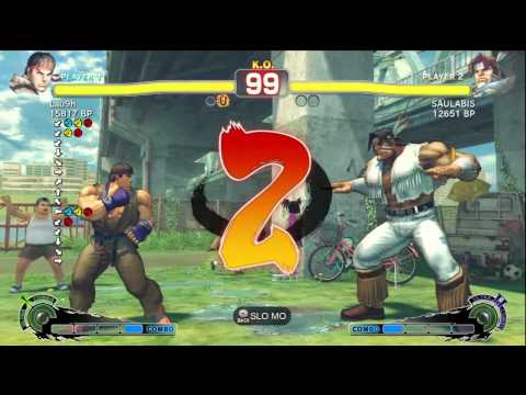 Laugh [Ryu] vs nannanchan [Sagat] SAULABIS [T.Hawk] SSF4 Ranked Matches - Xbox Live