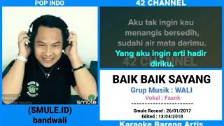 Download lagu Baik-baik sayang Karaoke duet dengan artis mp3