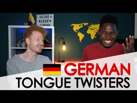 Jamaican Attempts German Tongue Twisters | Deutsche Zungenbrecher Challenge