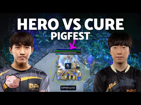 herO's Backdoor Proxy vs Cure! | PiGFest Group C Qualifying Match (Bo3 PvT) - StarCraft 2