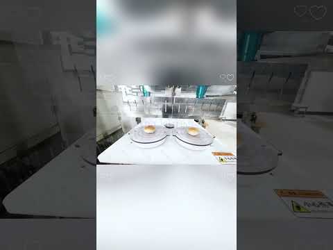 Round Cake Ultrasonic Cutting Machine #cake #ultrasonicmachine #ultrasonicrubbercutter #machine