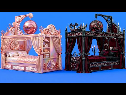 From Mermaid to Vampire Queen! 🖤 Magical Party Makeover Adventure