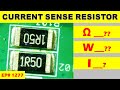 1277 SMD Current Sense Resistor Current And Power Handing