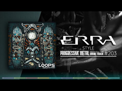 Progressive Metal Drum Track / ERRA Style / 175 bpm