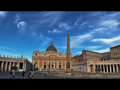 St. Peter’s Basilica in Rome 4K | Christus Vincit Hymn