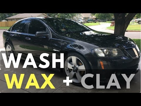 Thumbnail for WASH CLAY & WAX BLACK PONTIAC G8 GT ! by video, vide, video i
