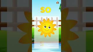 Palavrinhas com S - SA, SE, SI, SO, SU #shorts