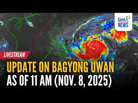 LIVE - Update on Bagyong Uwan as of 11 AM (Nov. 8, 2025) - Replay | GMA Integrated News