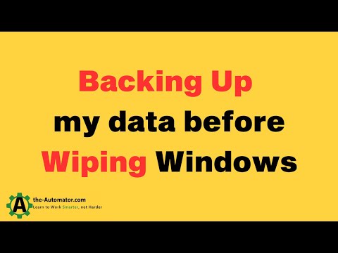 Wiping my system before installing Windows