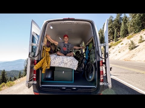 SPRINTER VAN CONVERSION: My DIY Setup For Less Than $1,200 Video