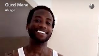 Gucci Mane Shows Off His New Teeth After Recording New Music With Zaytoven At Wizop Mansion