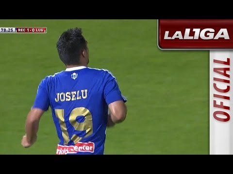 Gol de Joselu (1-0) en el Recreativo de Huelva - CD Lugo - HD